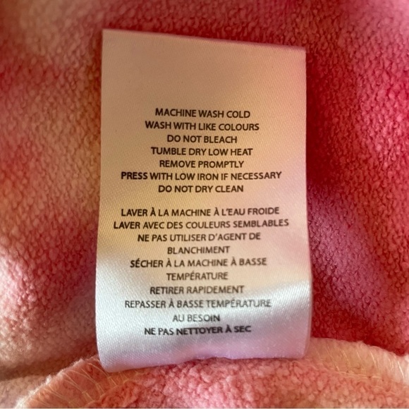 BENCH Pullover Crew Neck Ribbed Sweater Tie Dye Size Small - Picture 9 of 10